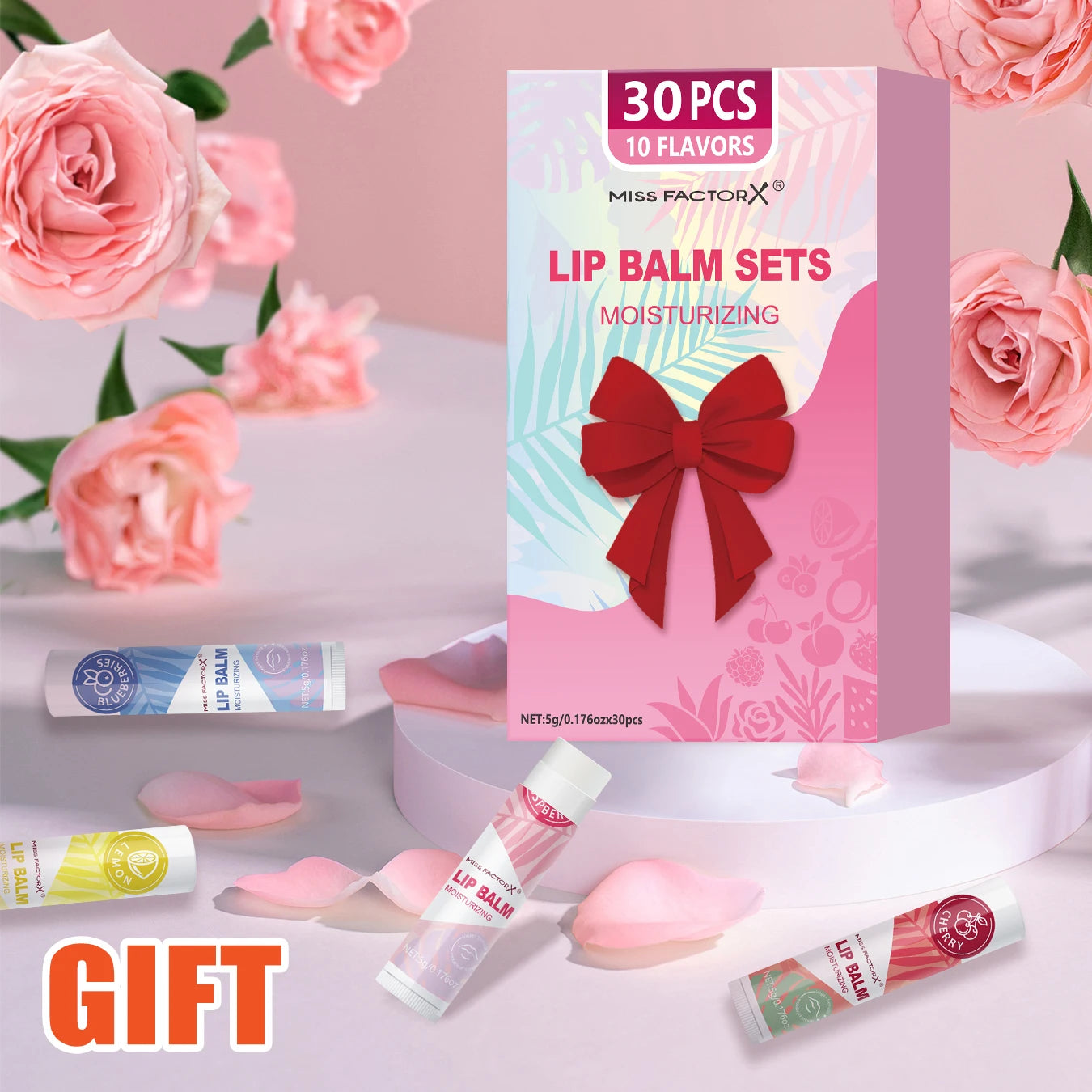 30pcs/box lipstick set, lip moisturizing, moisturizing, smooth, delicate, soft, shiny lips exclusive for women, the best choice Oasis Select