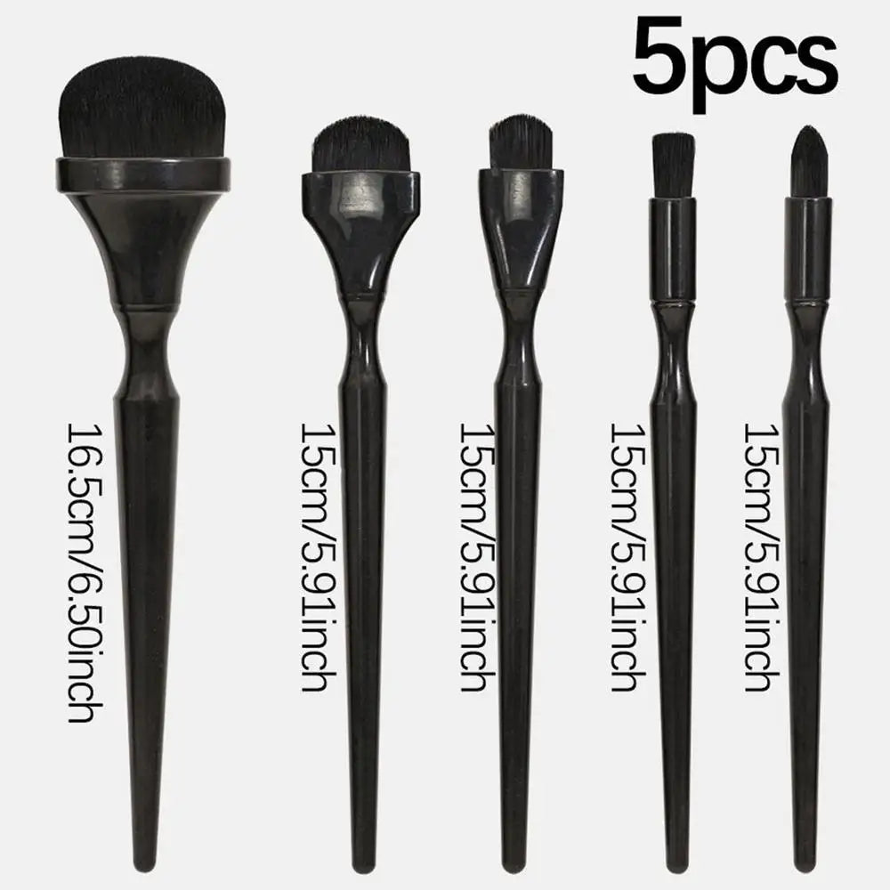 5Pcs Blending Brush for Charcoal Drawing Pastel Painting Gilding Ink Painting Brushes Tools for DIY Scrapbooking Cards Painting Oasis Select 5Pcs