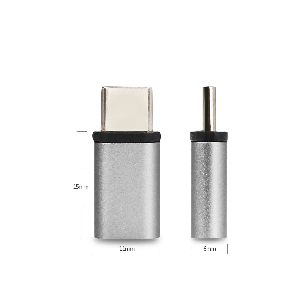 Metal Micro USB to USB-C Adapter | Aluminum Alloy Connector