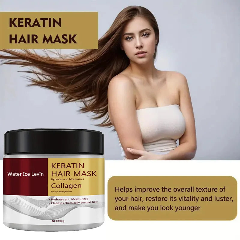 Collagen Keratin Hair Mask – Repair Frizz, Moisturize & Smooth Keratin Hair Mask Oasis Select