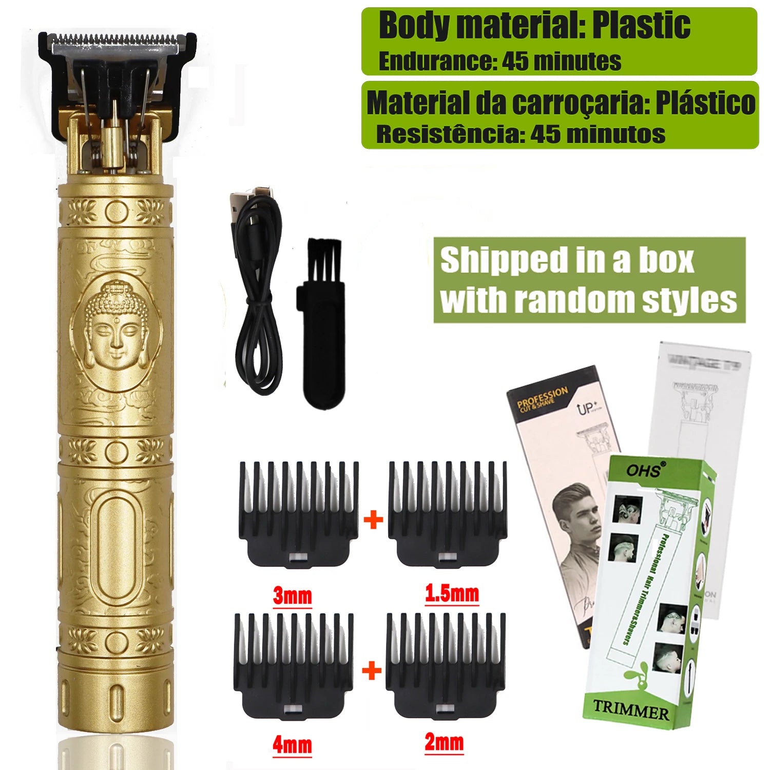 T9 Hair Clipper Repair Beard Shaving Body Hair Trimmer Clippers Electric Machine Men Haircut Machine 0mm Barber Shaver Oasis Select OHS H5 Buddha