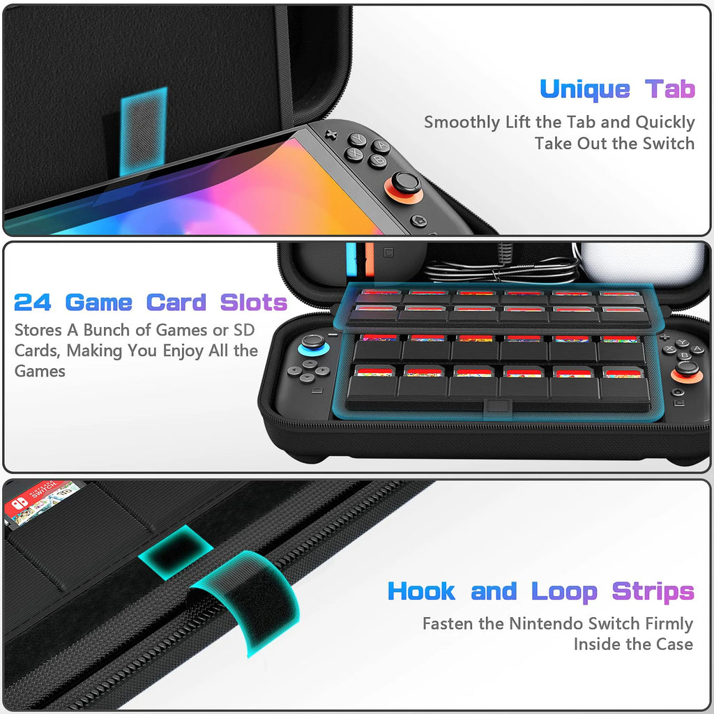 Nintendo Switch 2 Carrying Case – Hard Shell EVA Travel Bag