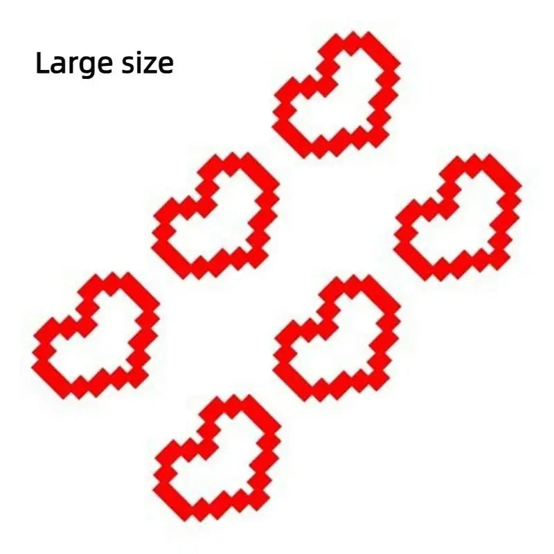 Sheet Waterproof Car Window Décor - Mosaic Heart Pixel for Headlights and Taillights Oasis Select A8