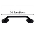 Strong Magnet Black Aluminum Handle For Refrigerator Door Microwave Oven Dishwasher Smooth Metal Kitchen Tool Oasis Select 1pcs