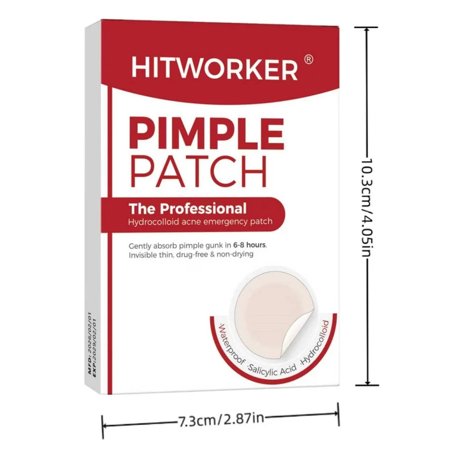 372 pieces of HITWORKER acne patch hydrogel coating, suitable for all kinds of light skin colors, daily use&photo props, Oasis Select