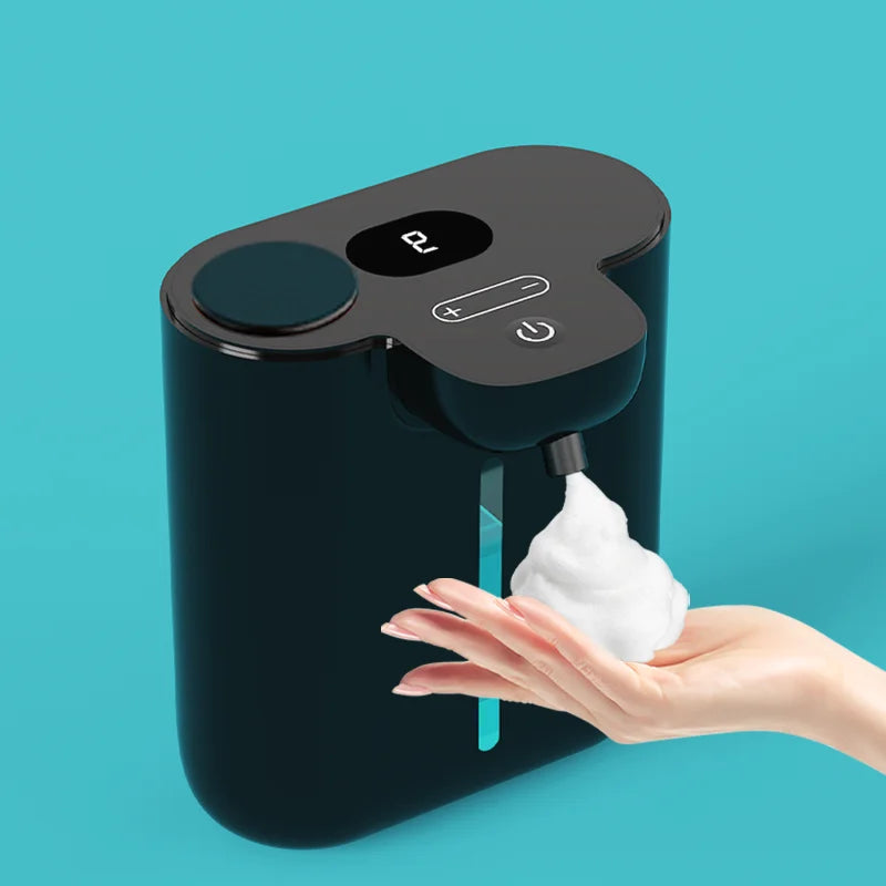 500ml Auto Soap Dispenser – HD Display, 9 Levels, IPX5