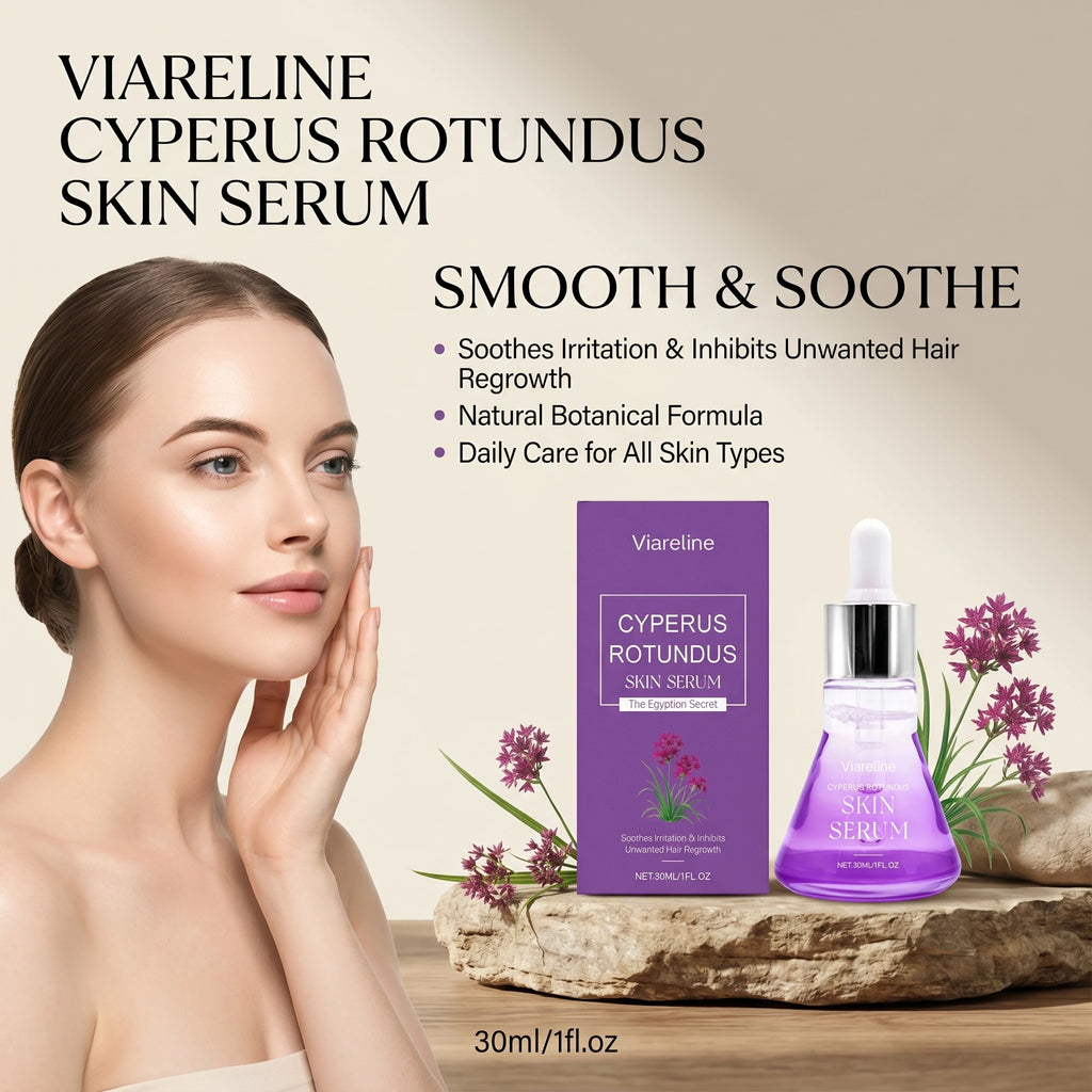Cyperus Rotundus Serum for Post Hair Removal Care Natural Hair Growth Inhibitor Serum Full Body Facial Post Hair Removal Care Oasis Select