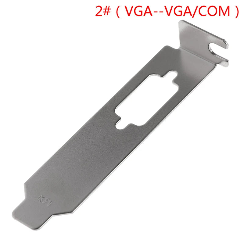 Low Profile Bracket Adapter DVI HDMI VGA Port For Half Height Graphic Video Card Oasis Select 2VGA--VGACOM