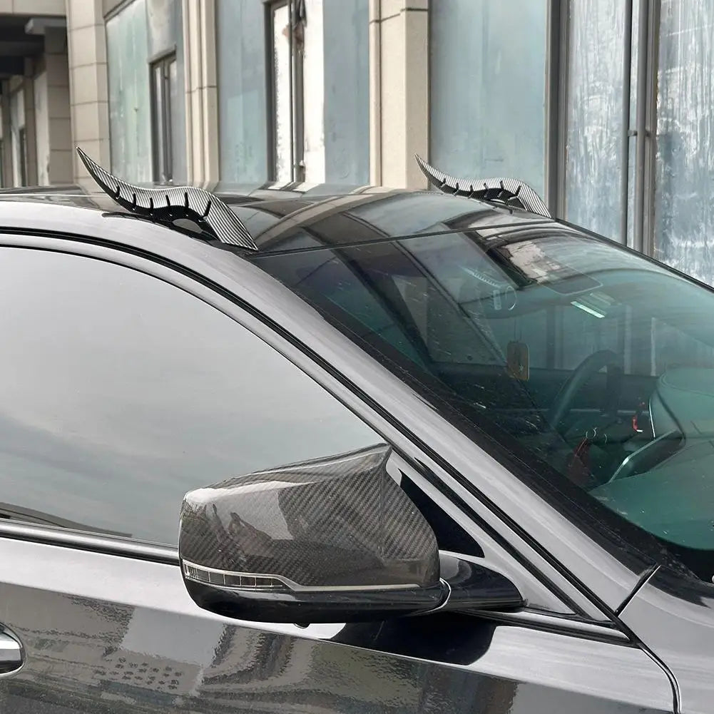 3D Dragon Devil Horn Car Roof Sticker | Halloween Auto Decor