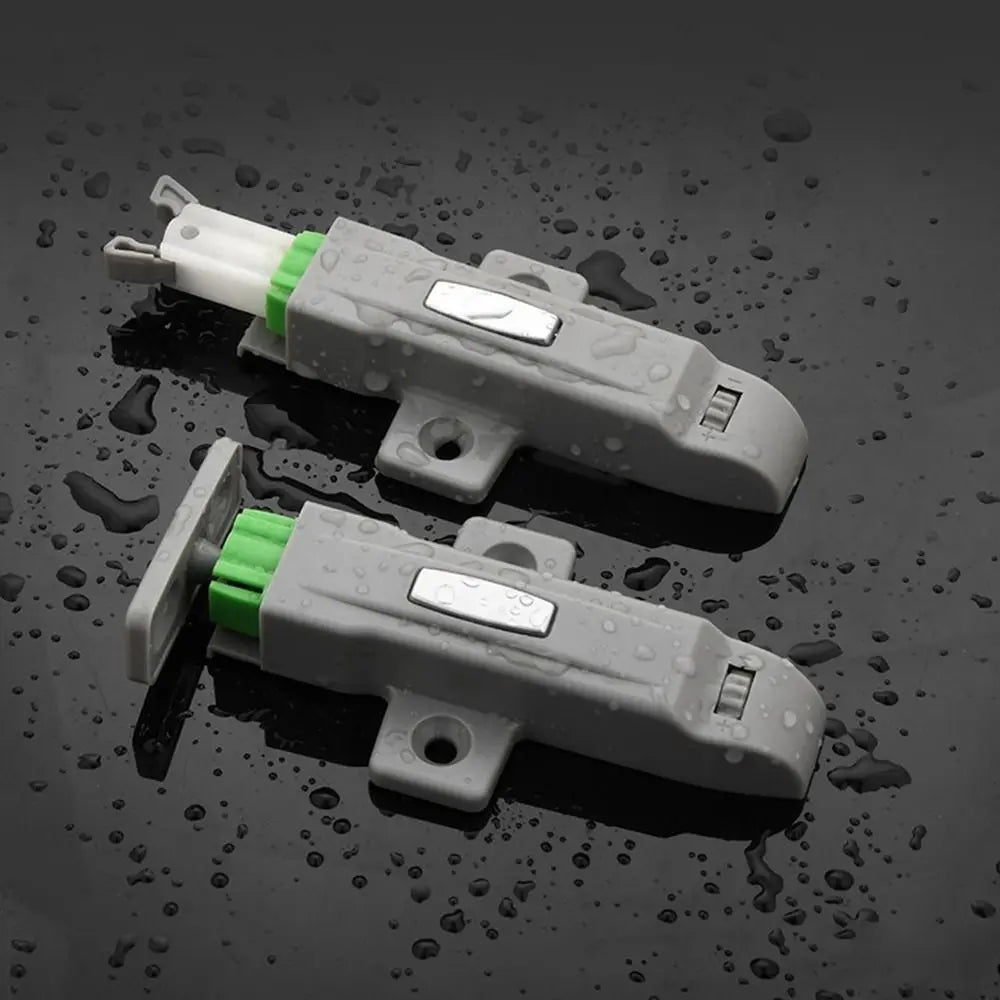 New ABS Cabinet Catches Invisible Damper Buffer Door Lock Buckle Push Type Hardware Rebound Device Wardrobe Oasis Select