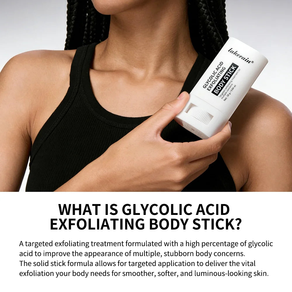 Glycolic Acid Exfoliating Body Stick Smooth Soften Rough Bumpy Skin Deep Hydration Even Delicate Skin Tone Exfoliating Stick Oasis Select