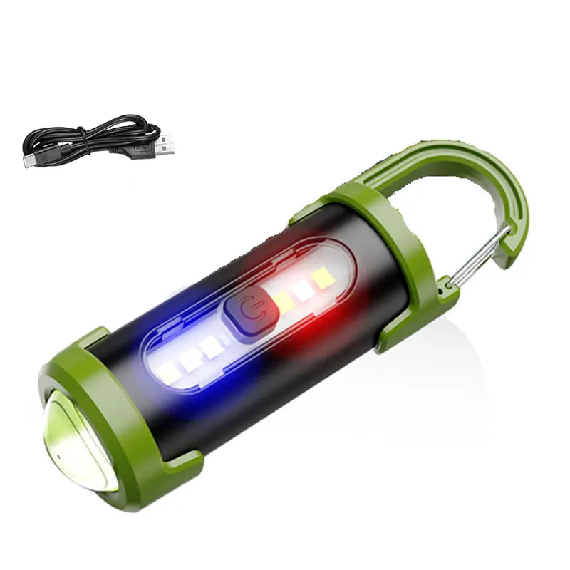 Rechargeable LED Keychain Flashlight – Waterproof Mini Torch