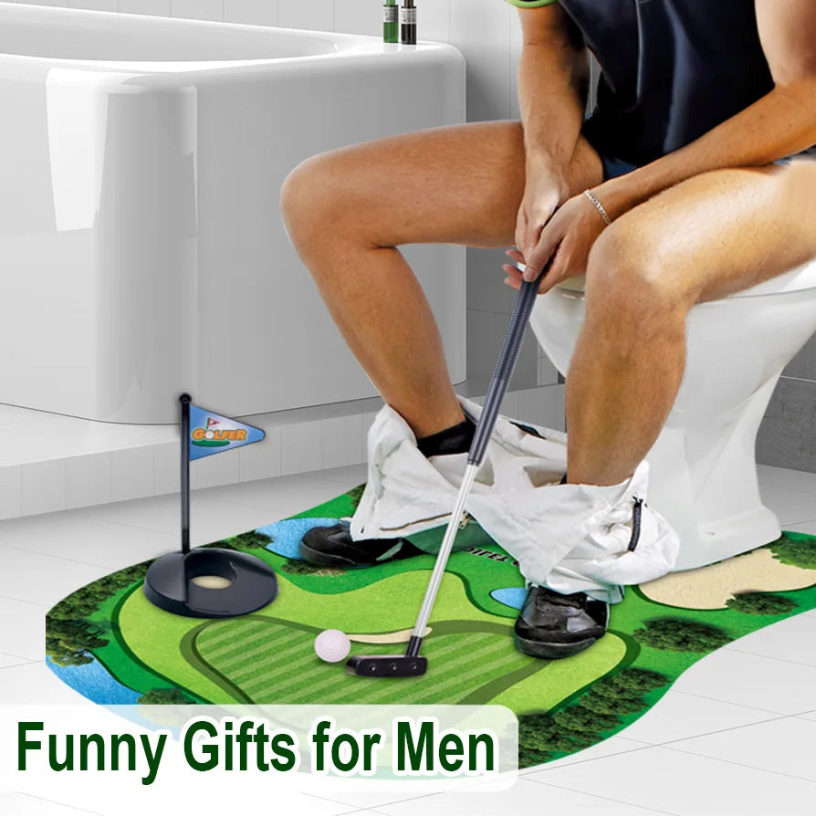 A Set of Five Toilet Golf Balls, A Fun and Leisure Golf Ball Set for The Toilet, Perfect As A Gift for Dad or Boyfriend. Oasis Select