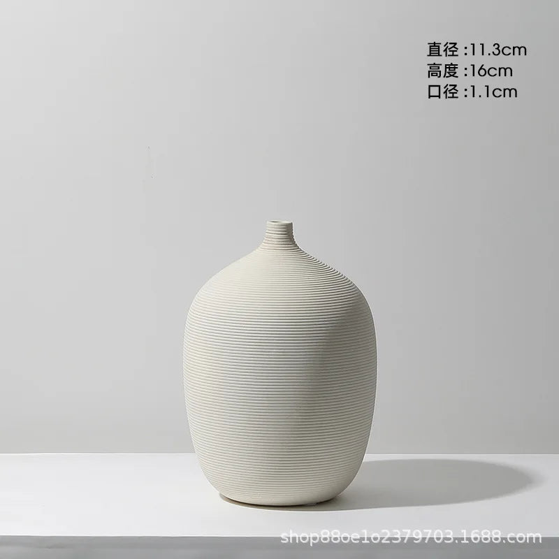 Ceramic Vase Decoration Advanced Sense Flower Arrangement Ins Wind Wine Cabinet Home Decoration Oasis Select P