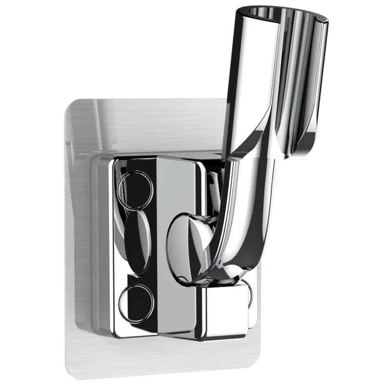 New Shower Head Holder Adjustable Wall Mounted Shower Holder Self-Adhesive Multi Angle Rotation Bracket Bathroom Accessories 1pc Oasis Select