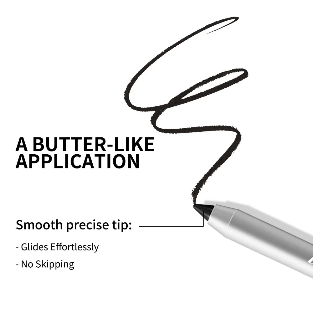 12 Colors Eyeliner Pencil Long-lasting Wear Waterproof Smudge-proof Smooth Precise Application Smokey Eyeliner Pencil Makeup Oasis Select