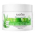 SADOER Aloe Vera Moisturizing Cream 140g – Glycerin, Non-Greasy Moisturizing Face Cream Oasis Select WHITE 140g