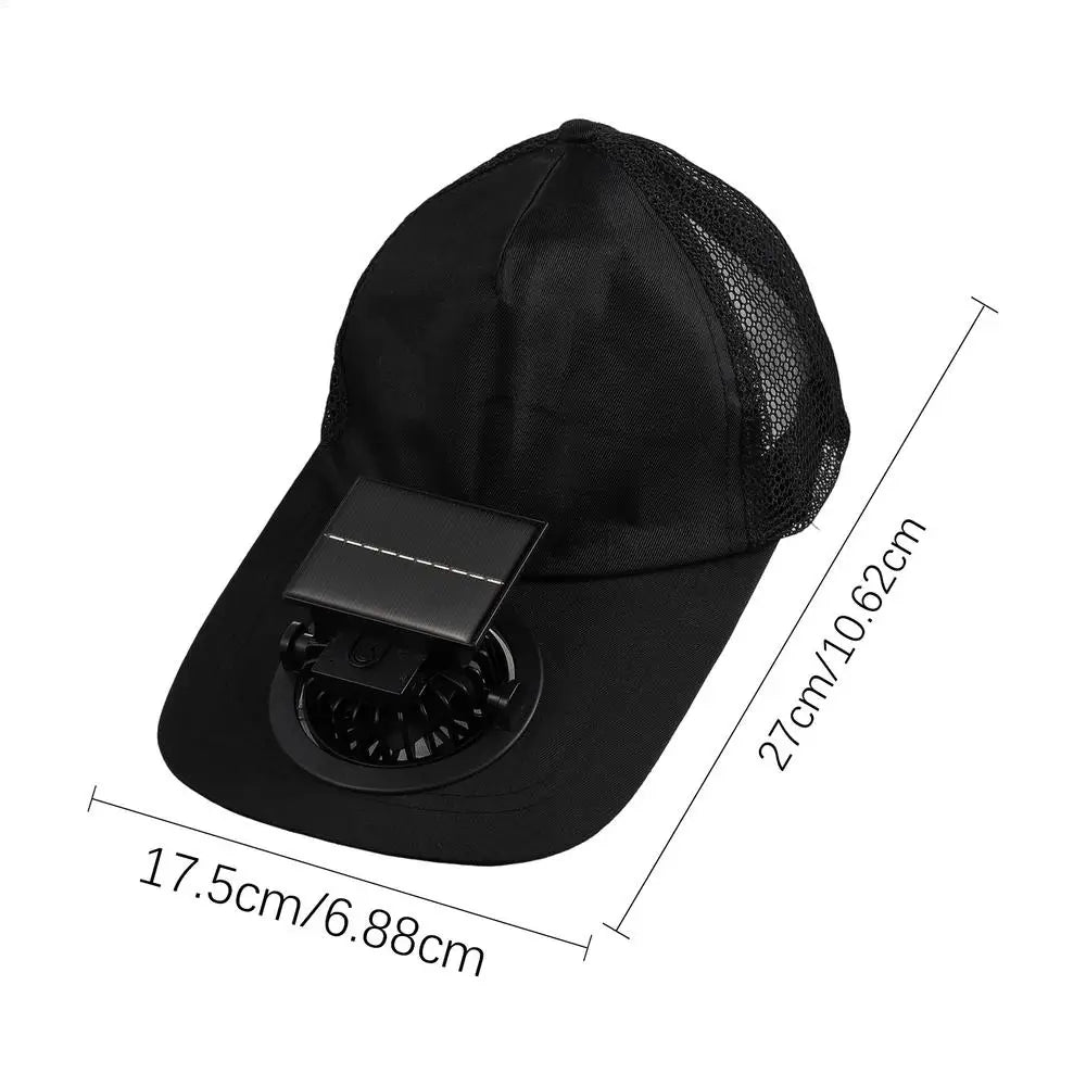 Hat with Fan USB Charging 3 Adjustable Speed Cool Mesh Baseball Hats With Mini Fan for Summer Beach Hiking Camping Fishing Oasis Select Blue