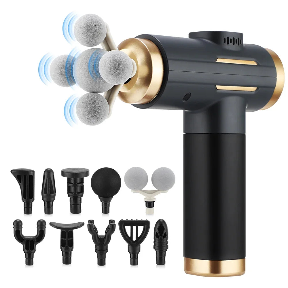 Hailicare Fascia Gun | 99 Speeds, 11 Heads, 24W Massager