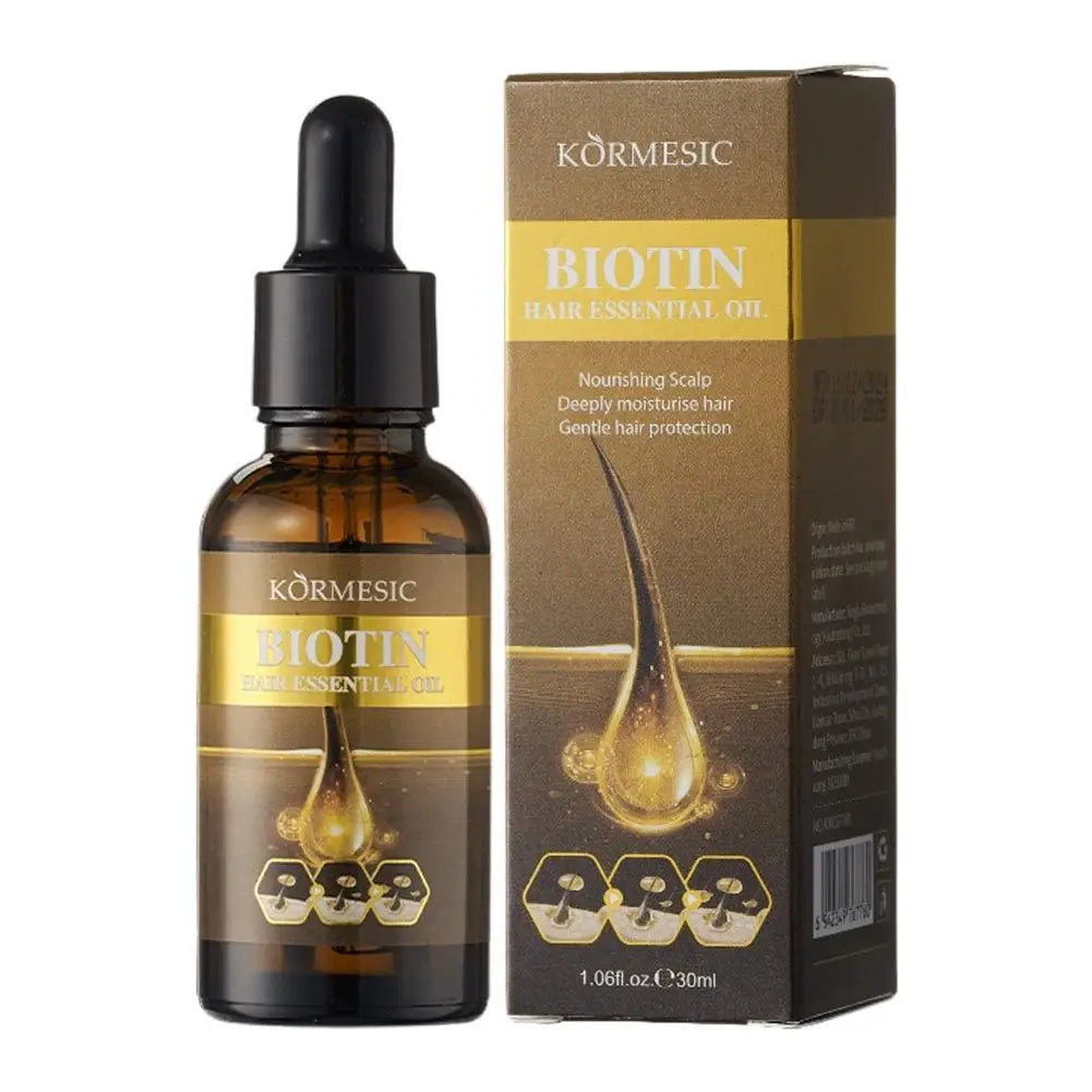 Biotin Hair Care Oil Nourish Scalp Hair Follicle Stabiliz Hair Root Refresh Oil Control Natural Plant Essence Oasis Select A CN