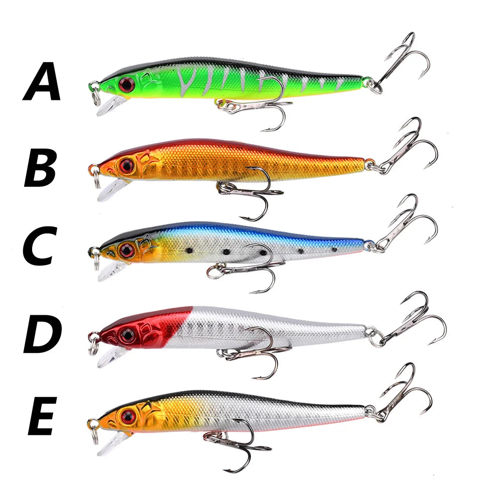 8cm/5.5g classic lure bait minnow hard bait imitation bait fishing gear pencil wave climbing Oasis Select 5PCS 8CM