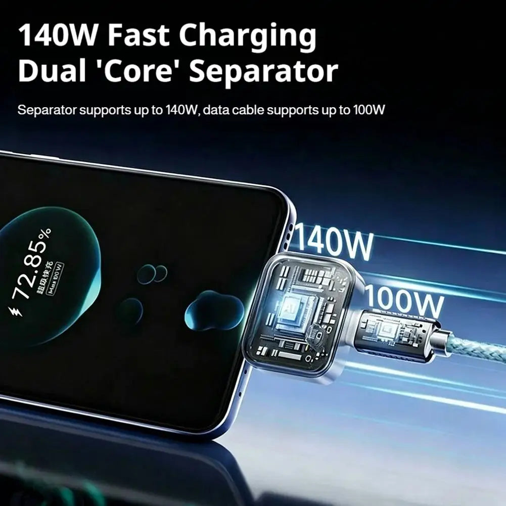 AI USB-C Auto Cut-Off Charging Protector – 140W Overcharge Stop