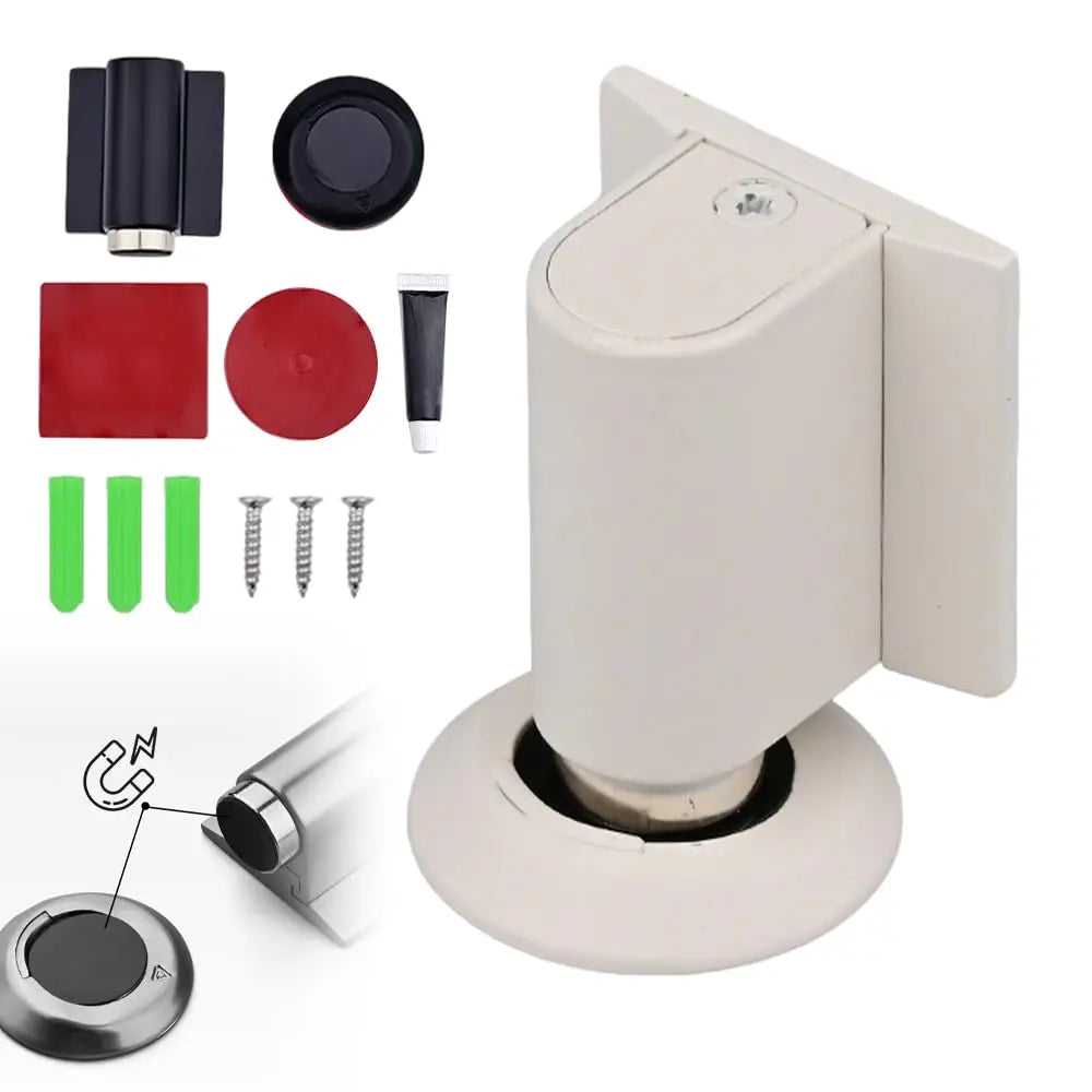 2026 New Magnetic Door Stopper - Heavy Duty No Drill Invisible Door Wedge for Bottom of Door, Keep Doors Open Oasis Select 6