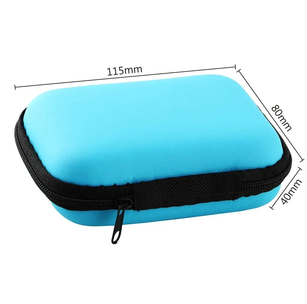 Portable Travel Cable Organizer Bag – PU Zipper Pouch Cable Organizer Bag Oasis Select
