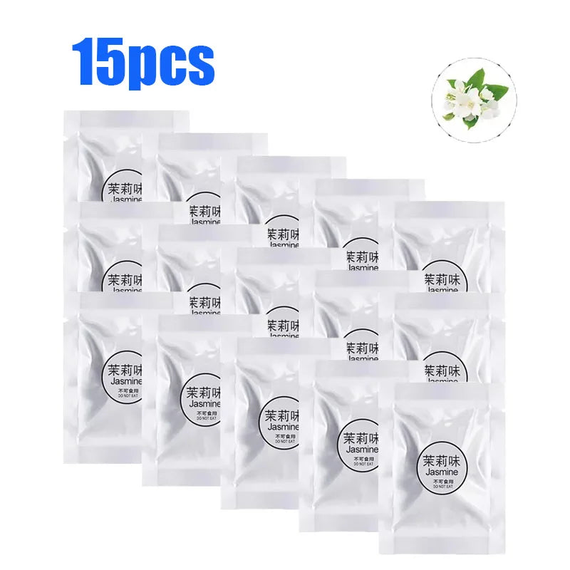 5/10/15pcs Car Air Freshener Supplement Car Vent Perfume Refill Replace Aroma Cotton Pads Perfume Fragrance Interior Accessories Oasis Select Jasmine-15pcs