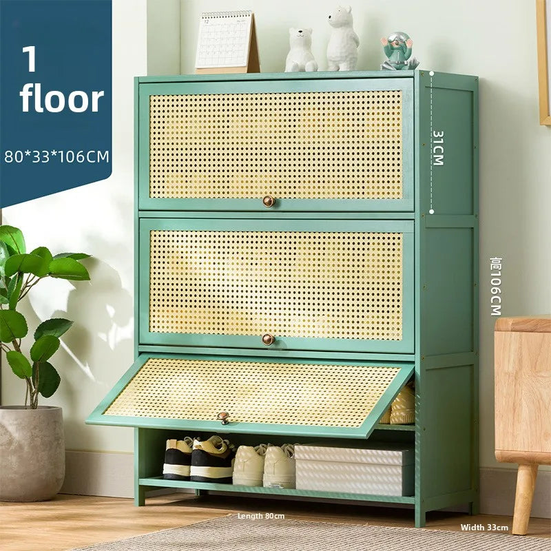 Shoe rack large-capacity economical simple household door shoe cabinet dormitory dormitory good-looking dust-proof Oasis Select seven floors of 80