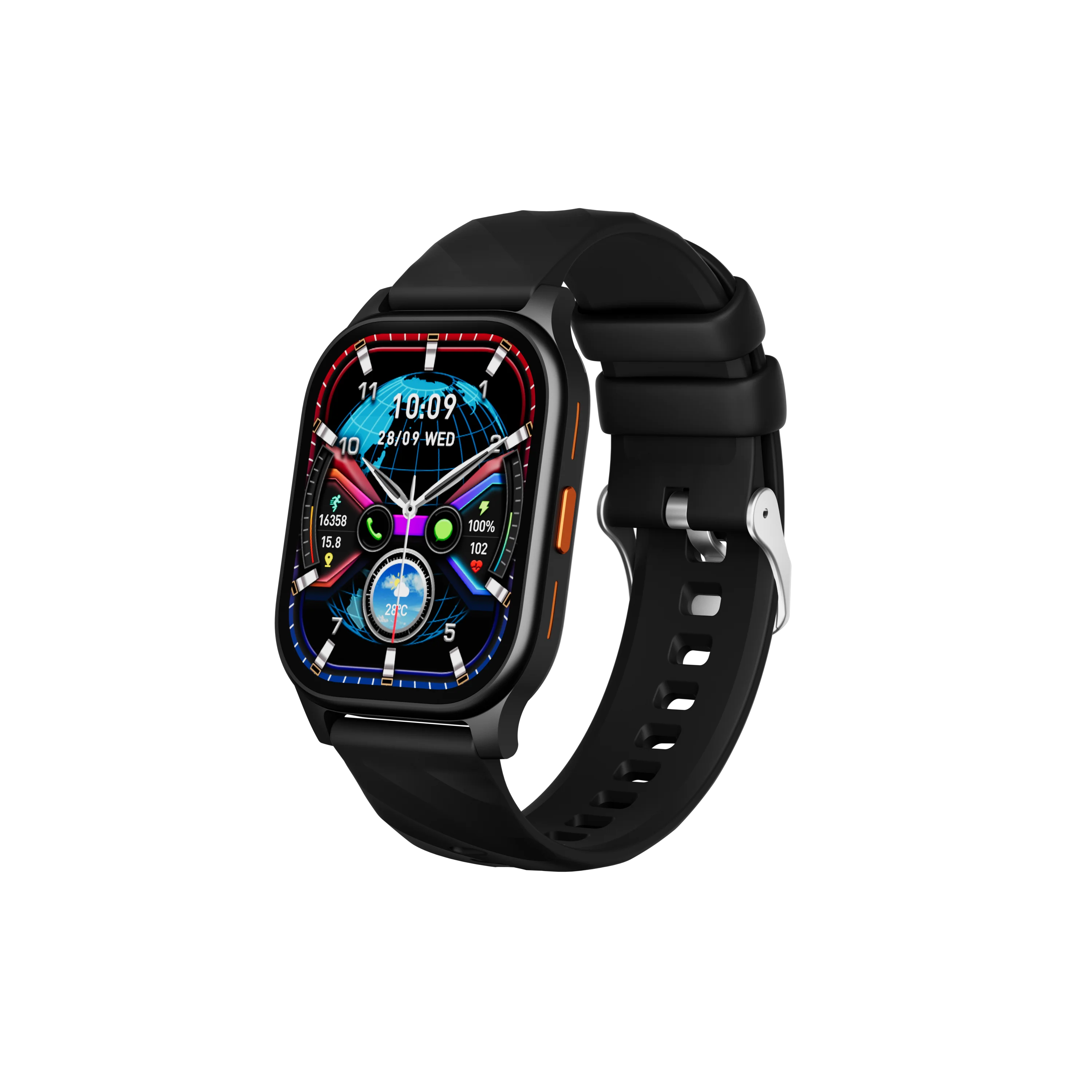 2.04" AMOLED Smart Watch – Fitness, Heart Rate & Call Tracker