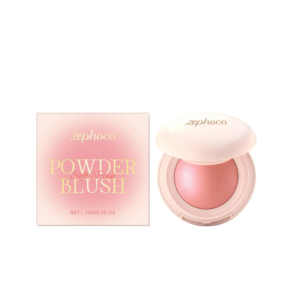 Zephoco Silky Moisturizing Blush – Pigmented Radiant Finish