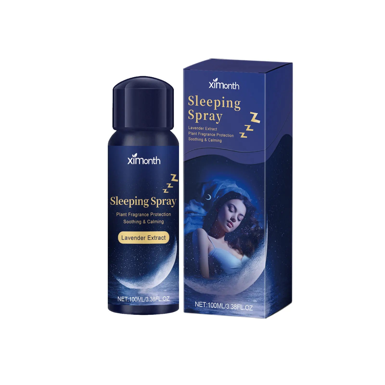 Lavender Sleep Patch, Night Cream & Pillow Spray Gift Set Sleep Wellness Set Oasis Select 100ml boxed