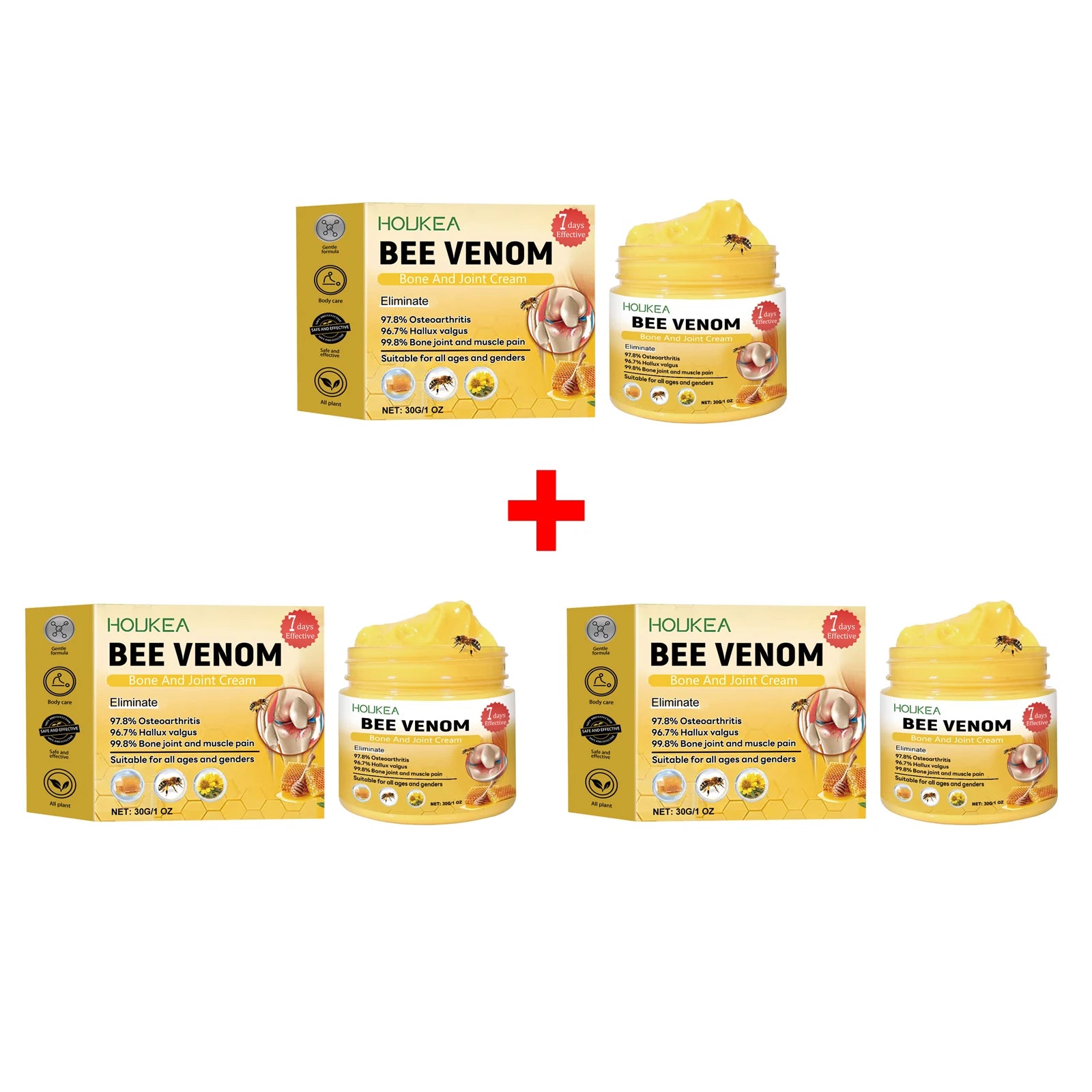 Bee Venom Bone & Joint Care Cream | Moisturizing Body Cream 30g