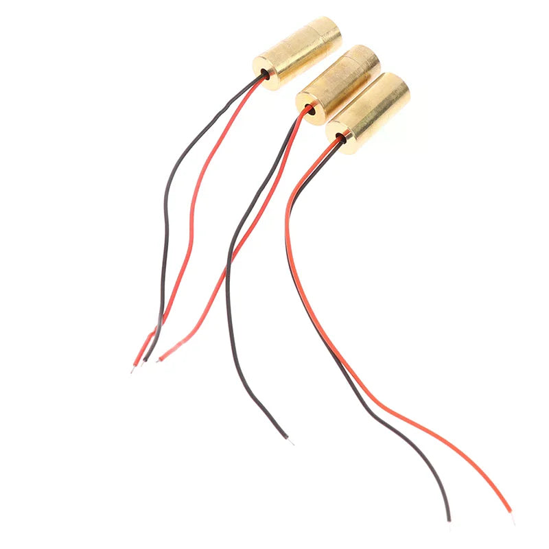 Laser Head 650nm 9mm 3V 50mW Laser Cross Diode Module Red Copper Head Line / Point / Cross Laser Diode Oasis Select
