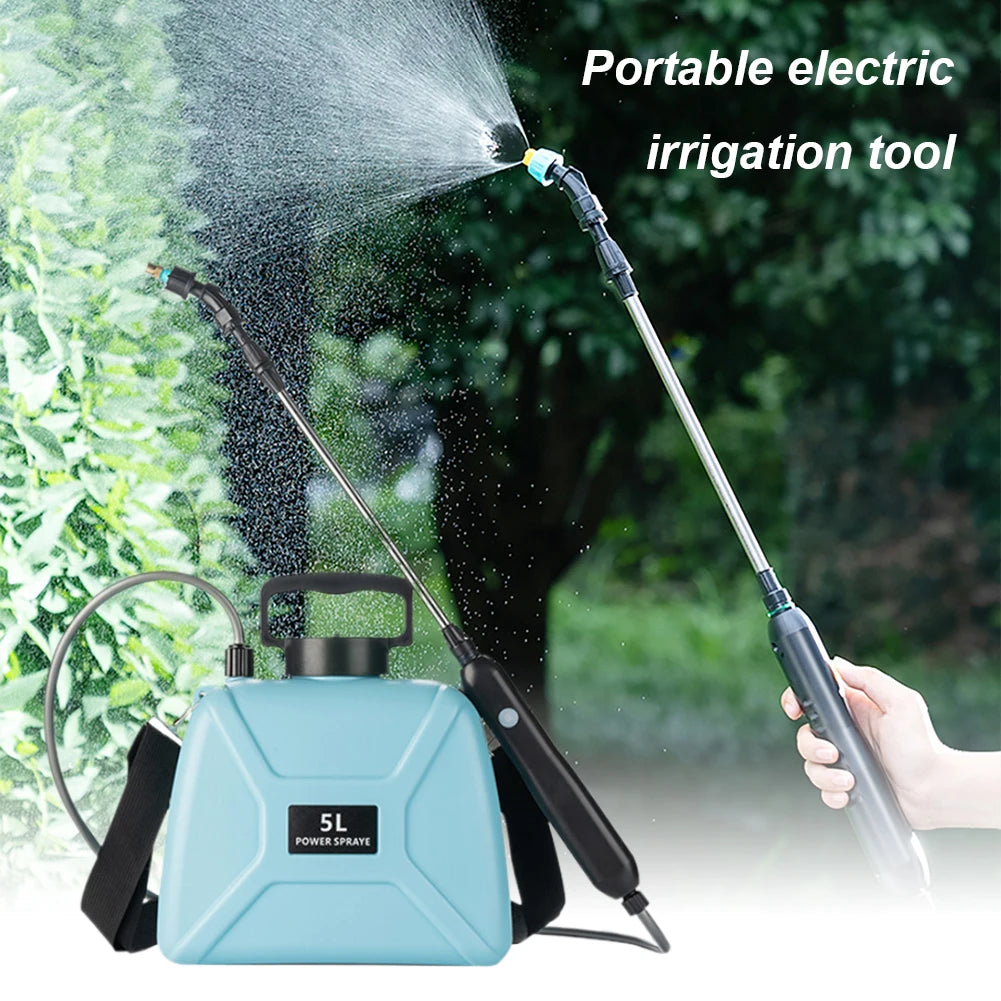 5L Agricultural Electric Sprayer 2 Modes Electric Plant Sprayer 1800mAh/2400mAh Garden Irrigation Sprinkler Garden Watering Tool Oasis Select