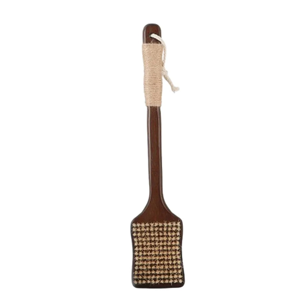 Long Handle Bath Brush – Soft Bristle Back Scrubber & Exfoliator