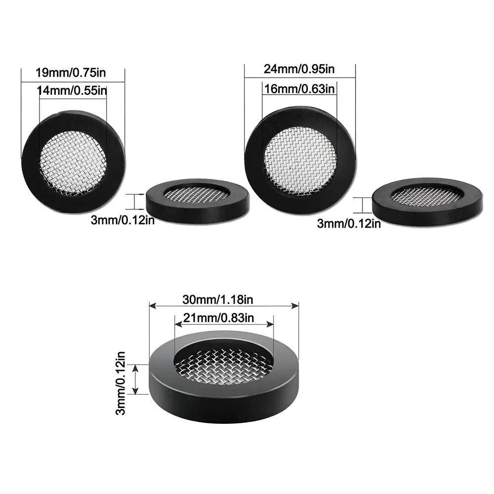 Faucet Filter Washer Gasket 1/2" 3/4" 1" Tap Shower Seal
