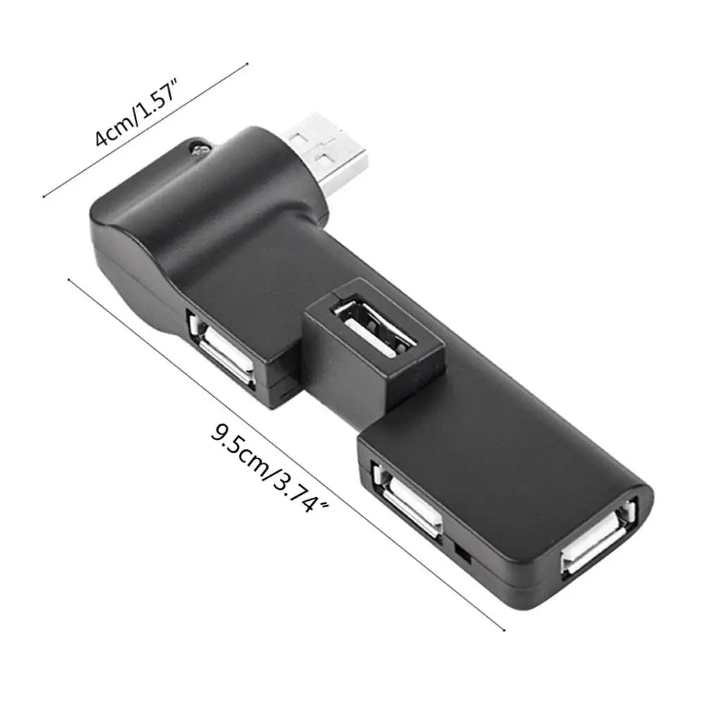 Portable Durable 4 Port USB Splitter Multi HUB Computer Peripherals USB Hubs Data Transfer Splitter USB 2.0 HUB Adapter Oasis Select