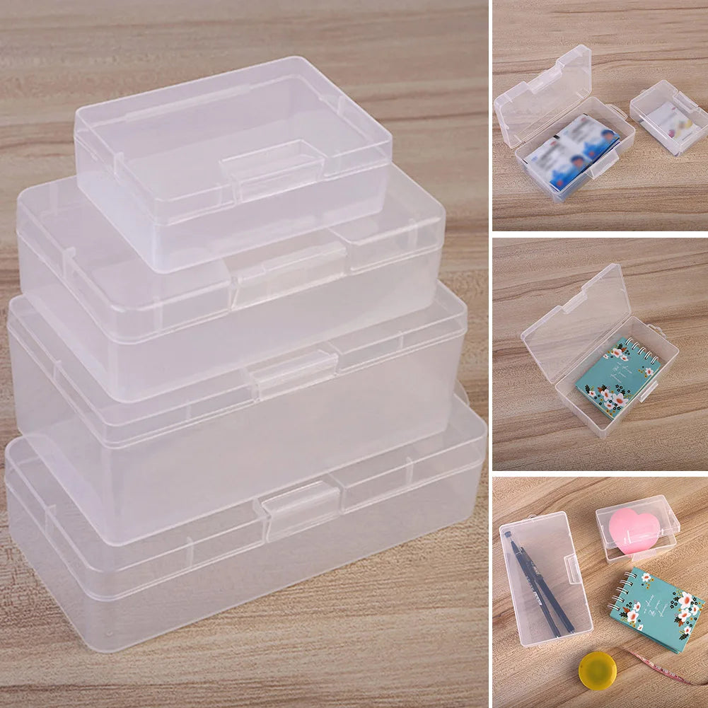 Holder Case Storage Box Tool Beads Container Necklaces Parts Plastic Rings 1pc Cosmetics Dustproof Large Capacity Oasis Select