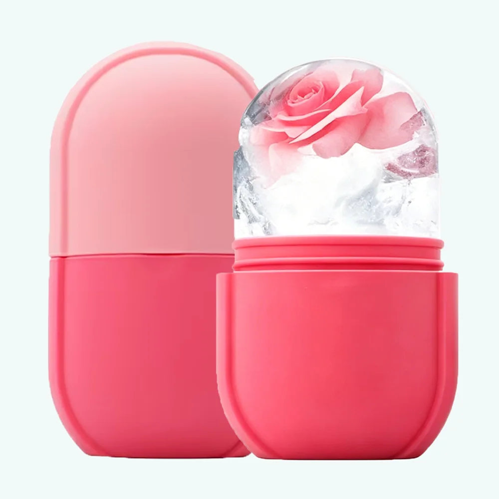 Silicone Ice Roller Face Massager – Pore & Skin Toning Tool Facial Massage Tool Oasis Select