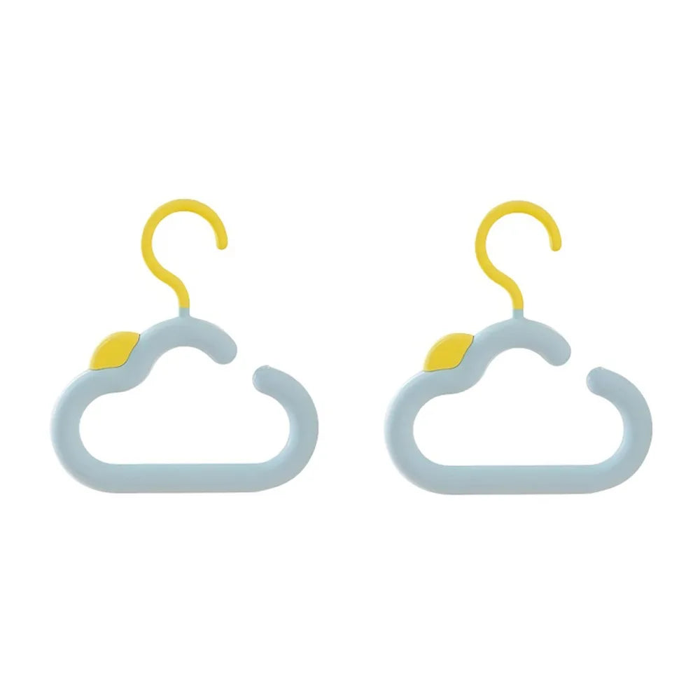 2-Pack Cloud Hook Hangers for Scarves, Hats & Ties | Anti-Slip