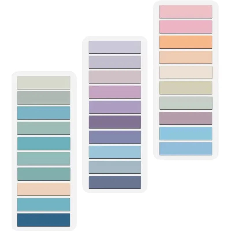 1/2Pcs 200 Sheets Colorful Sticky Notes Memo Pad Self Adhesive Label Note Bookmarks Notepad School Office Stationery Supplies Oasis Select