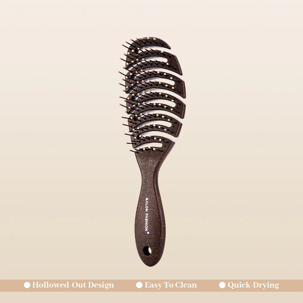 Hollow Anti-Static Hair Brush – Detangling Scalp Massage Comb Detangling Hair Brush Oasis Select M32SY