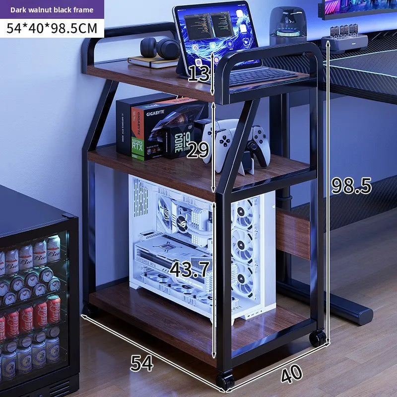 Computer host bracket simple multi-layer removable chassis storage rack minimalist wind table trolley Oasis Select 3 widened SHT