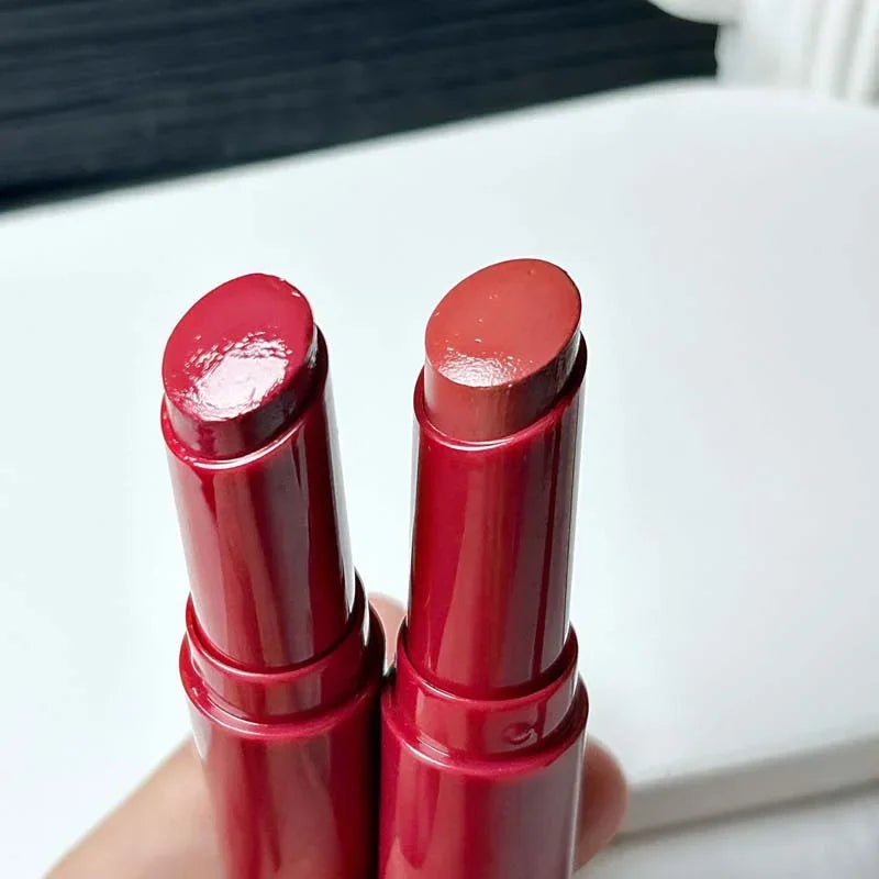 LUXURYTO Glitter Lip Gloss – Glass Mirror Shine, Clear & Red Glitter Lip Gloss Oasis Select