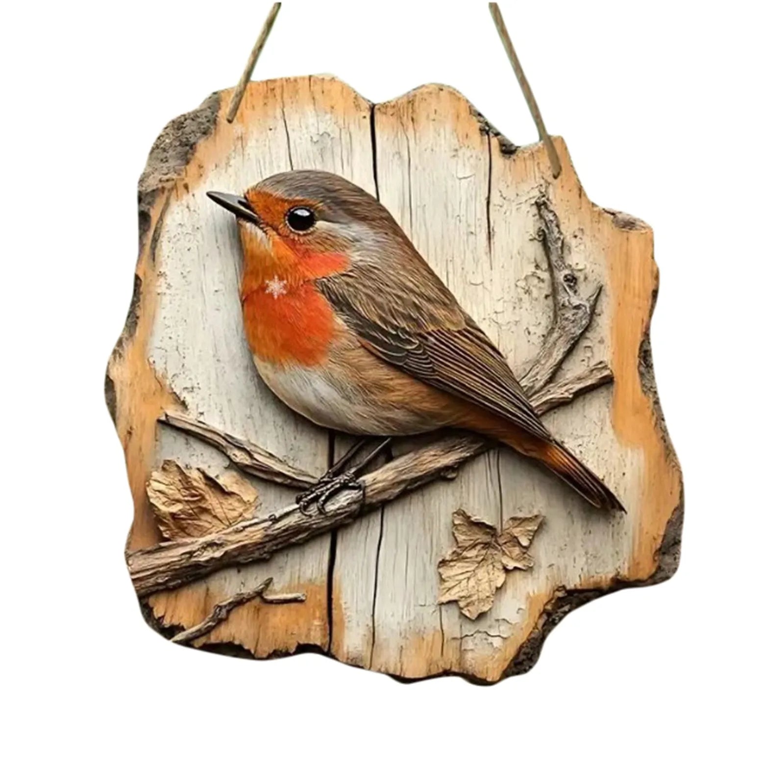 Vintage 8" Wooden Bird Wall Sign – Rustic Farmhouse Decor Wooden Wall Sign Oasis Select A One Size