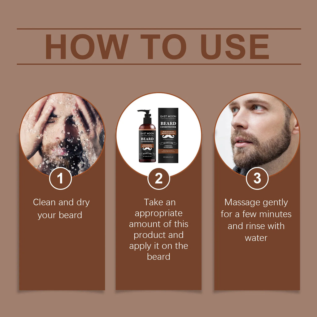 Men's Beard Nourishing Cream – Moisturizing & Softening 60ml Beard Nourishing Cream Oasis Select