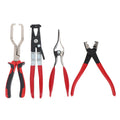 4Pcs Hose Clamp Pliers Car Oil Pipe Separation Pliers Filter Clamp Pliers Professional Auto Repair Tools Labor-Saving Design Oasis Select A2
