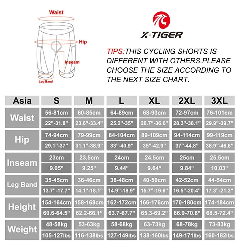 X-TIGER Women's Cycling Shorts Competitive Sponge Pad MTB Mountain Road Bicycle Shorts with Side Bags Summer Cycling Bib Shorts Oasis Select